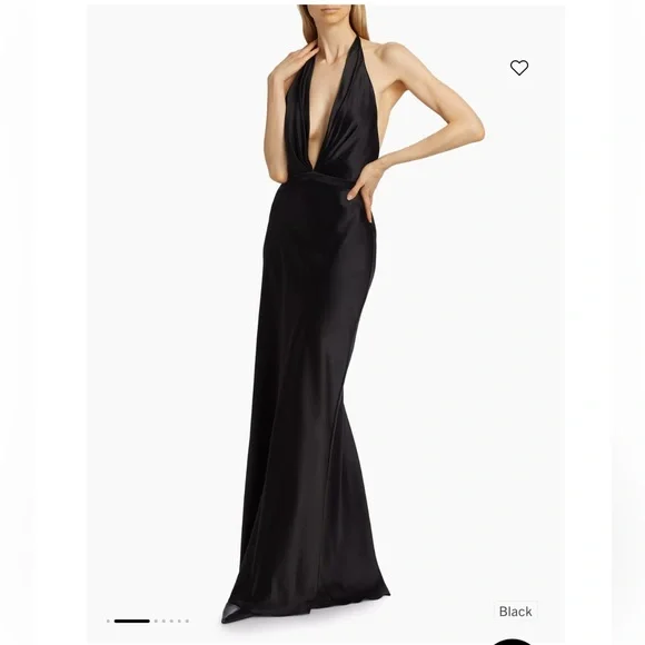 Nili Lotan

Essy Silk Plunging V-Halterneck Gown - Picture 3 of 7